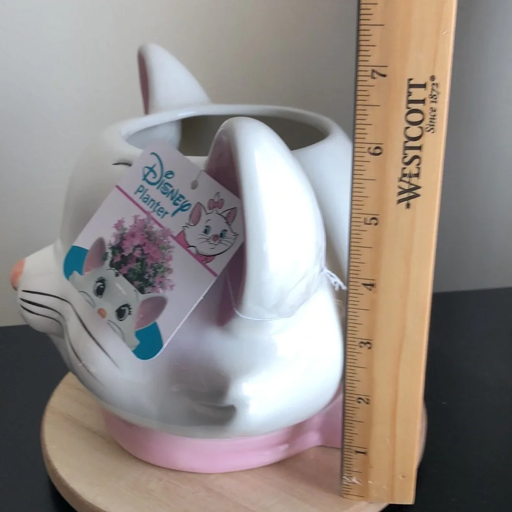 Disney MARIE The Aristocats PLANTER Pot Home Decor